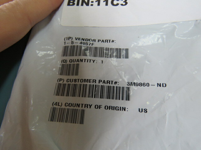 3M 1-5-4957F Qty of 1 per Lot Double Coated, Double Sided Tape Acrylic Adhesive