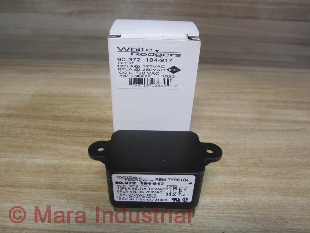 White Rodgers RBM-184 Relay 90-372 184-917