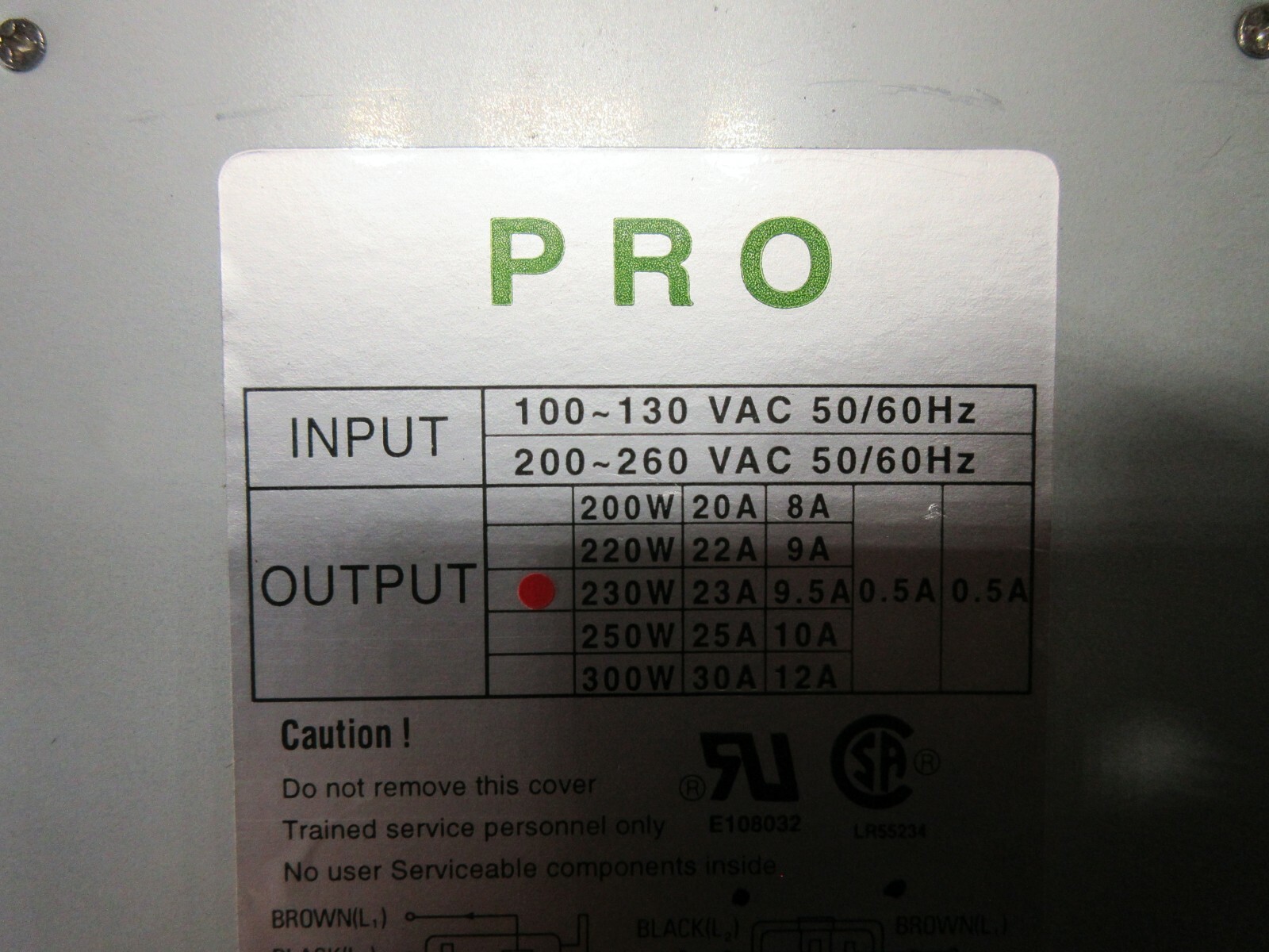 CINCINNATI MILACRON CNC MILL PRO POWER SUPPLY RHO 1121/97 E108032 GC100-30822