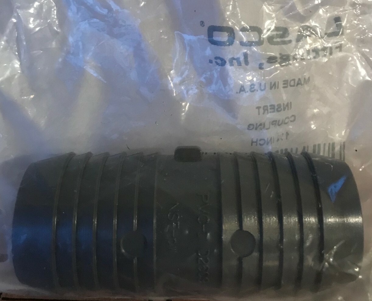 LASCO 1 1/4-inch x 1 1/4-inch Schedule 80 PVC Barbed Insert Coupling