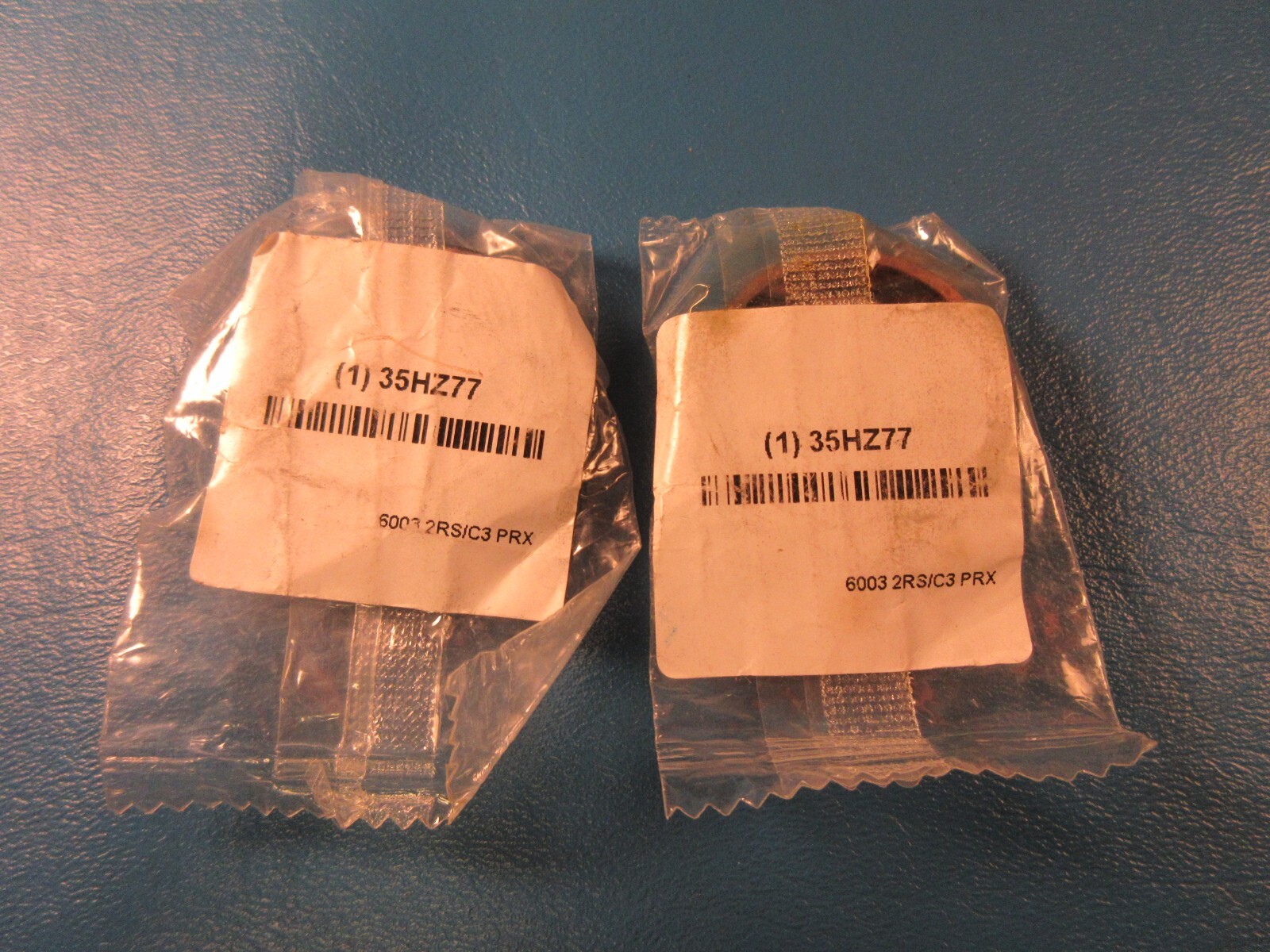 LOT OF 2 TRITAN 6003 2RS C3 PRX, Radial Ball Bearing: 6003, Dbl Sealed