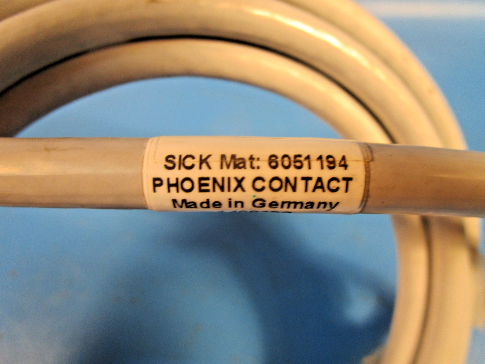 USED SICK 6051194, Circular Cable Assembly Shielded 9.84′ (3.00m)
