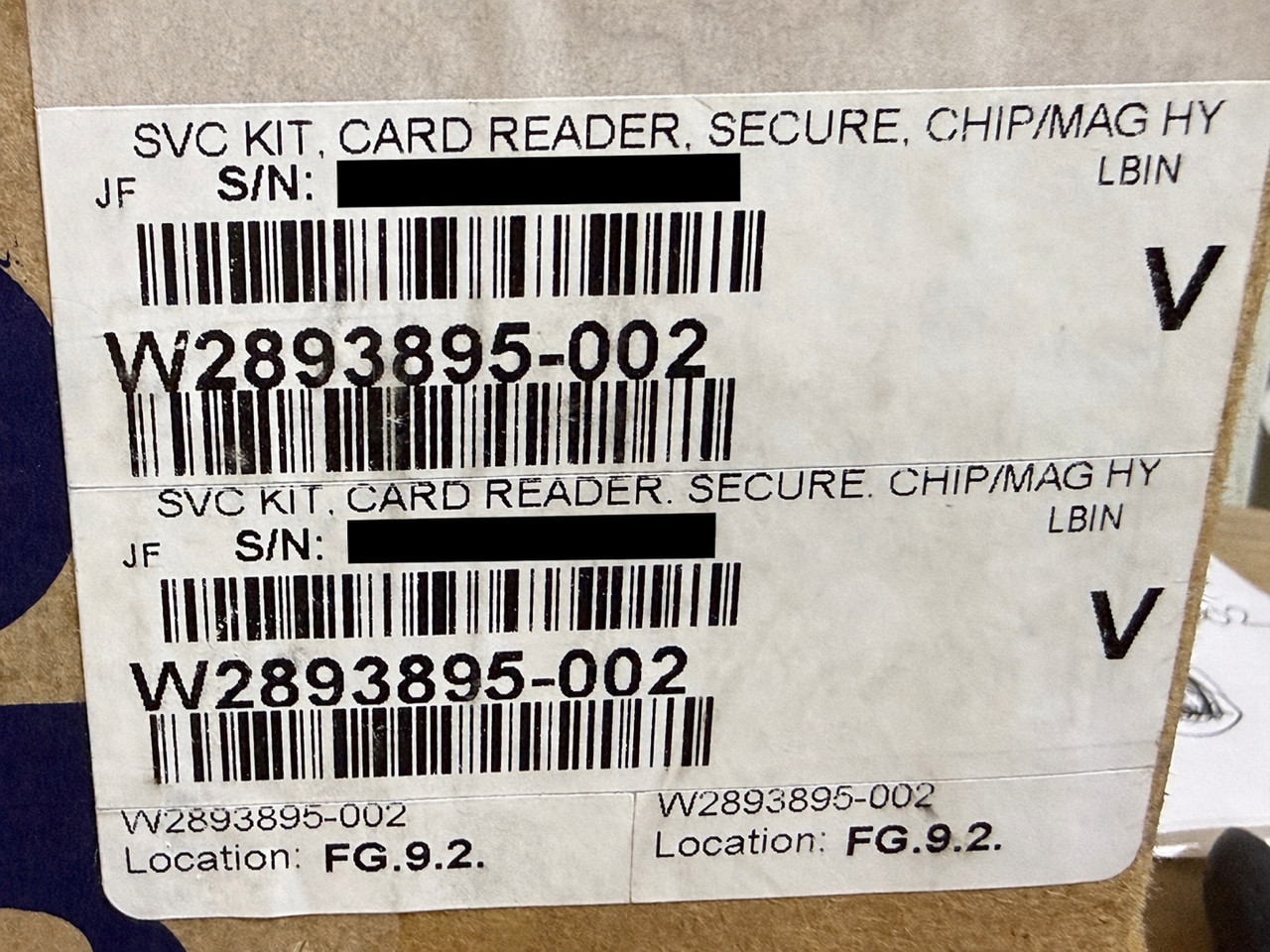 Wayne PCI-5 Injected Hybrid Chip/Mag Secure Card Reader Service Kit W2893895-002