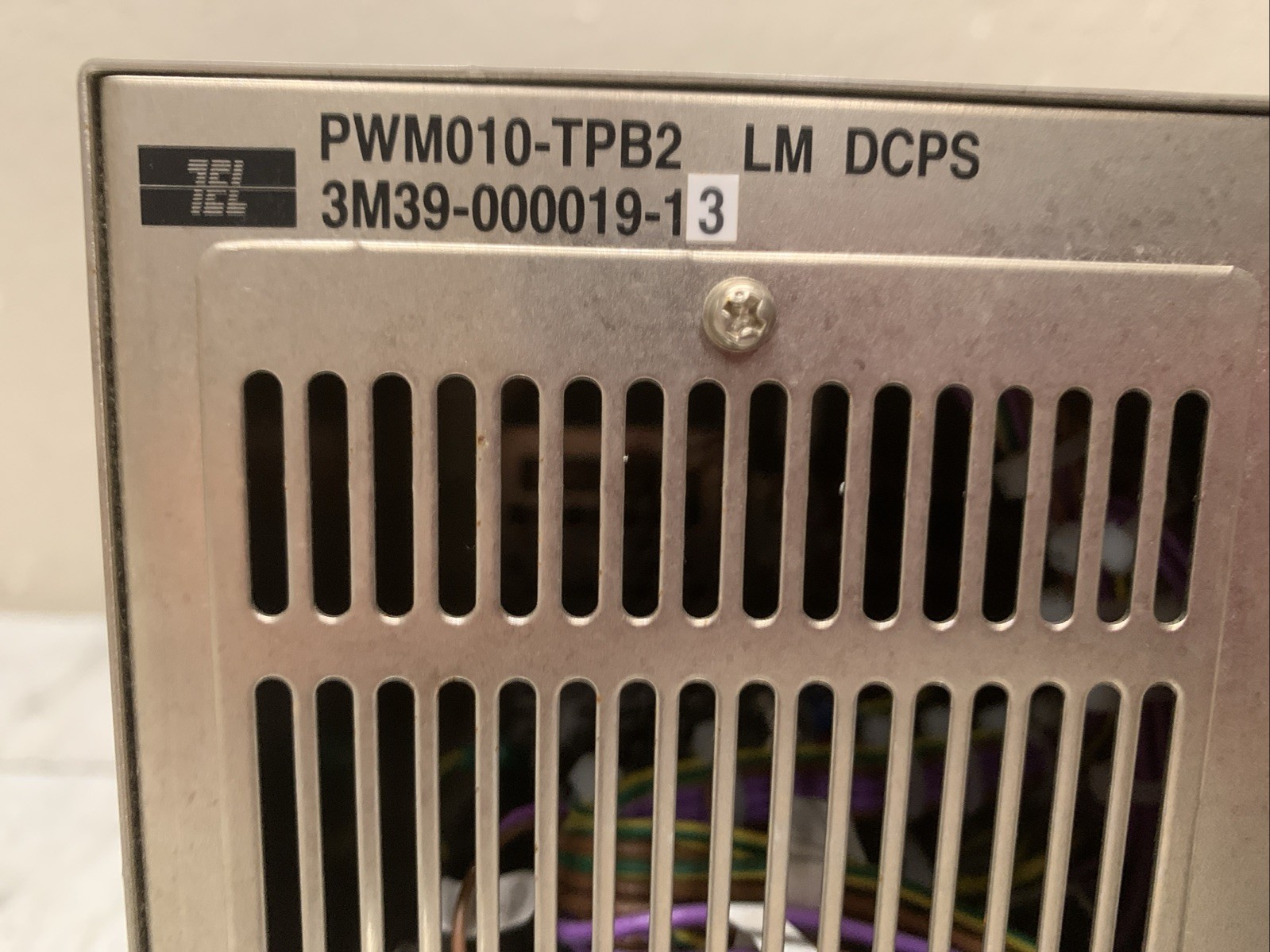 TEL TOKYO ELECTRON POWER SUPPLY PWM010-TPB2