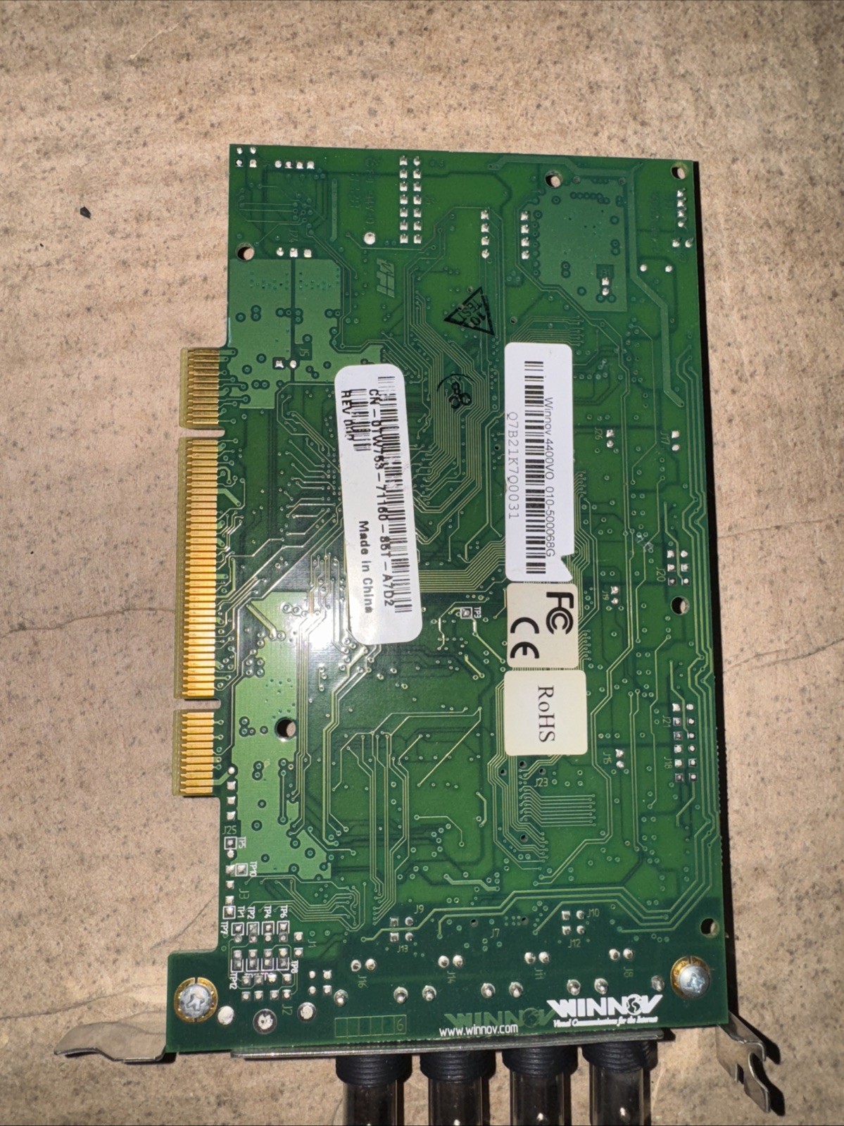 WINNOV Videum 4400 VO Xpress 010-500211 Rev 3.1 Capture Card