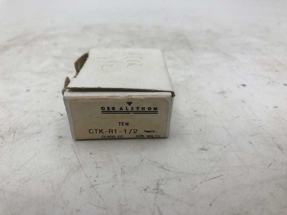 Lot of 8 GEC Alsthom CTK-R1-1/2 600V Fuses