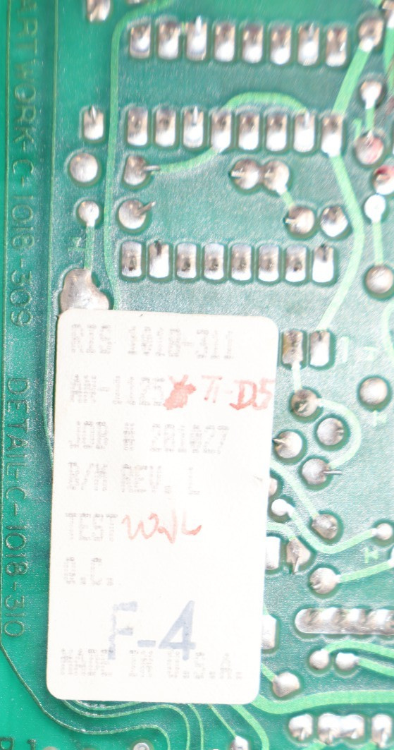 RIS Rochester Circuit Board Card AN1125 AN1125 , 1018-311 Interface Module