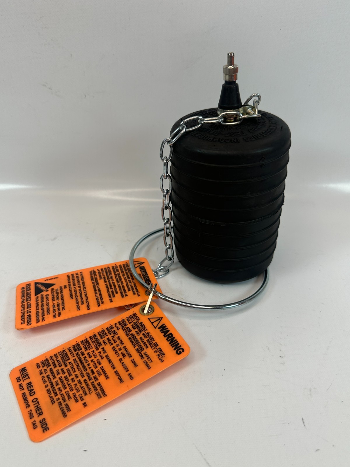 Cherne Industries 270-040 4″ (100mm) Test Ball Black – New Fast Ship