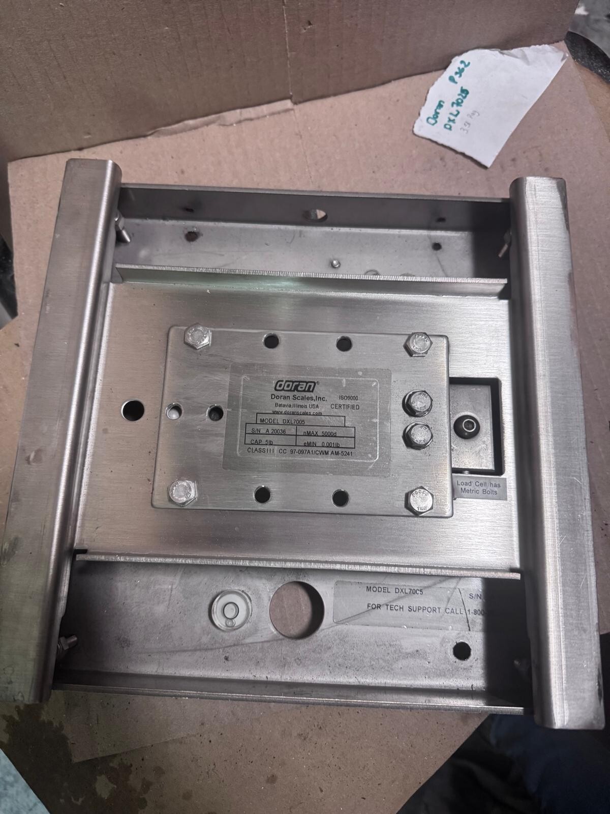 DIGITAL SCALE BASE DORAN DXL7025