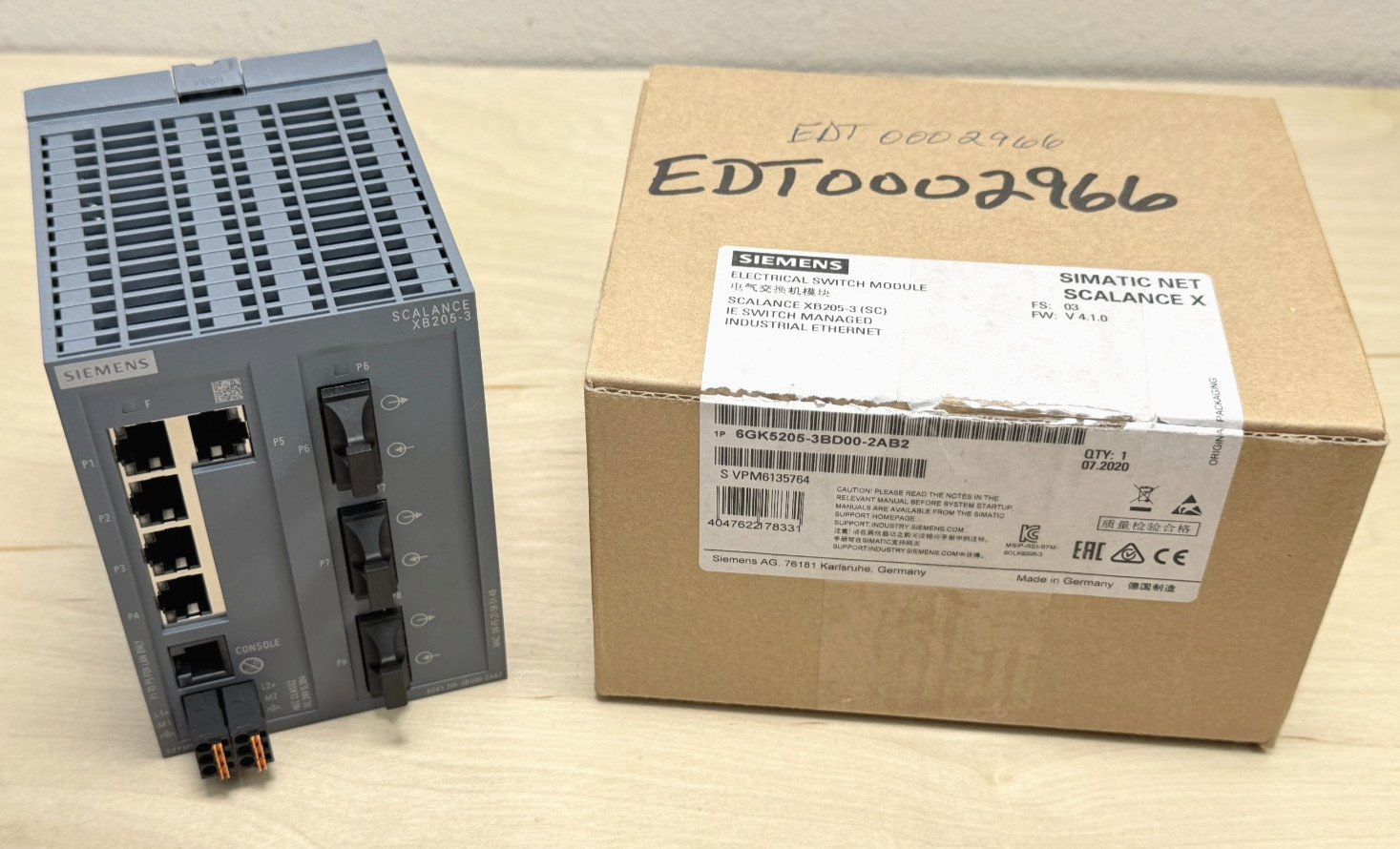 Siemens 6GK5205-3BD00-2AB2 Scalance XB205-3 Industrial Ethernet Switch
