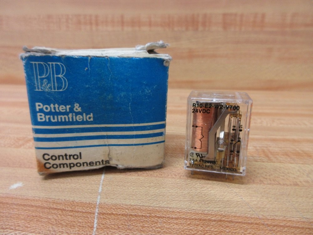 AMF Potter & Brumfield R10-E2-W2-V700-24V DC Relay R10-E2-W2-V700-24VDC