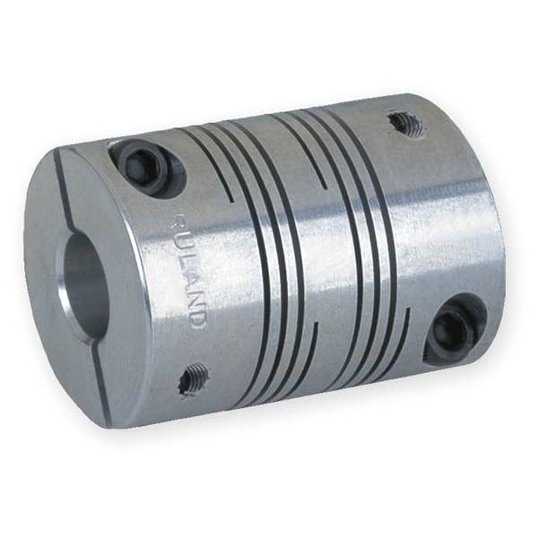 Ruland Fcr16-6-5-A Coupling, 6 Beam Clamp, Bore 3/8 X 5/16 In