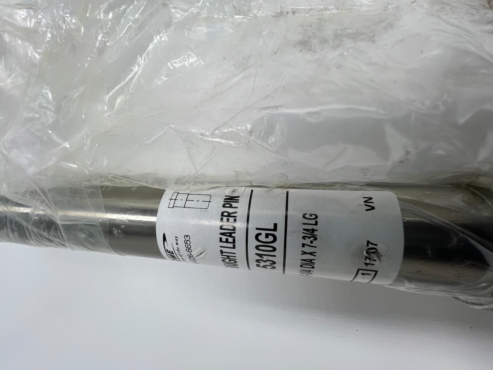 DME 1 1/4″” Diameter x 7 3/4″ Length Straight Leader Pin 5310GL Silver