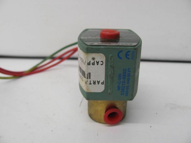 ASCO RED-HAT II VALVE 302014 AIR 155PSI WATER 180PSI OIL 140PSI 8262G2 NNB