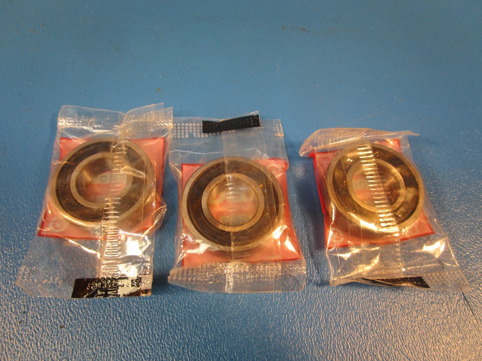 Lot of 3 KBC 6002 DD, Korea C3 Deep Groove Bearing, 2 Seals 15x32x9mm