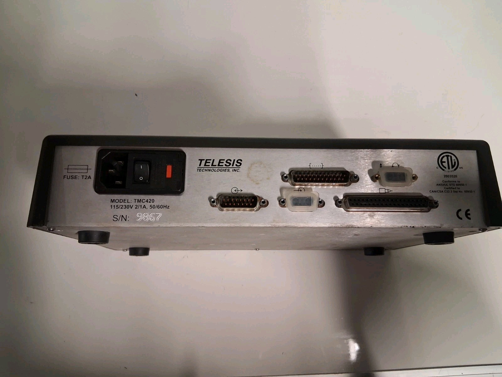 Telesis TMC420 Pinstamp Dot Peen Marking System Controller 115/230v