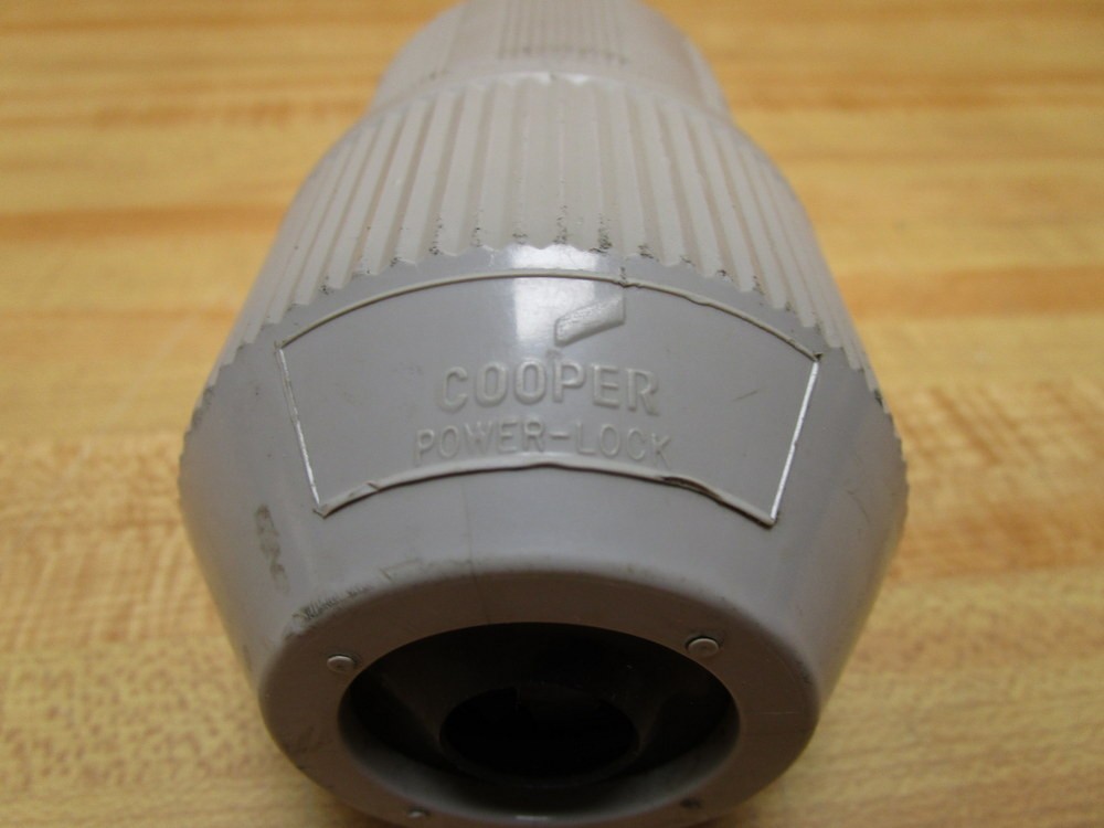 Cooper 20A.250 VDC 30A.600 VAC Power-Lock Plug 20A250VDC30A600VAC