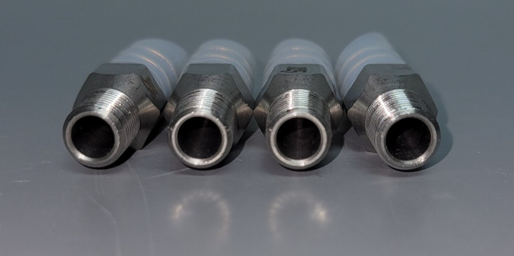 Lot of 4 Gatewood Ruby Tip Nozzle R2545SS .025″, Stainless Hi-Press Shell (B201