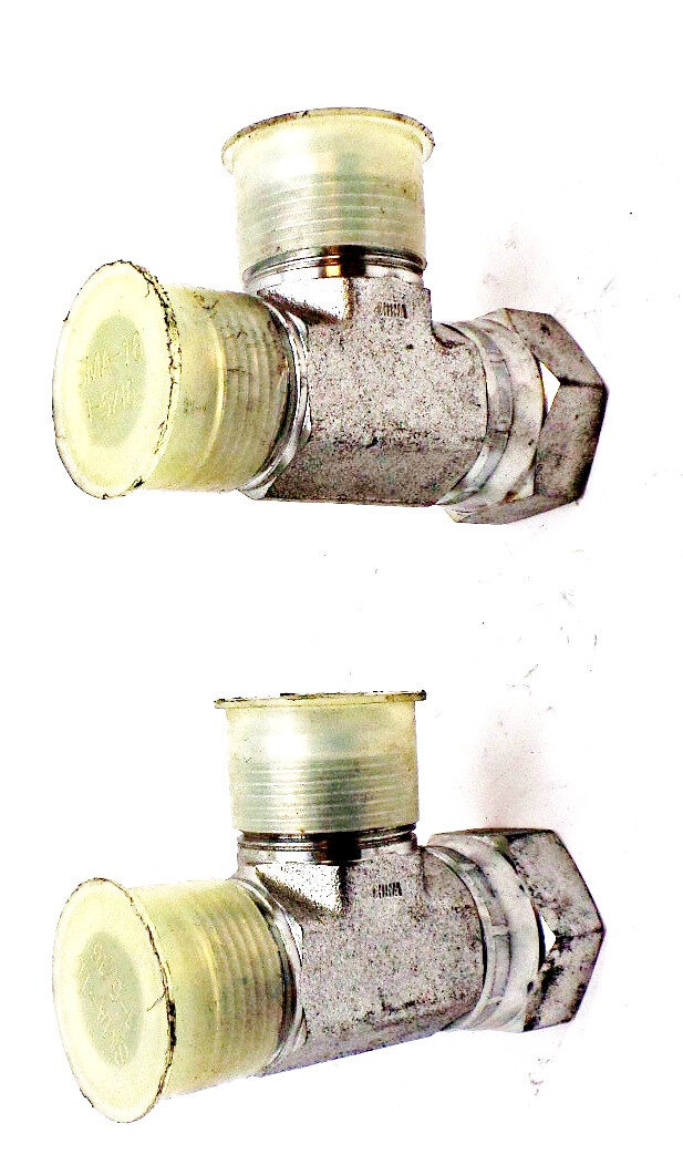 LOT OF 2 PARKER SWIVEL COUPLER TEE SMA-16 -1-5/”16X1-5/16″ FEMALE ADAPT TO MALE