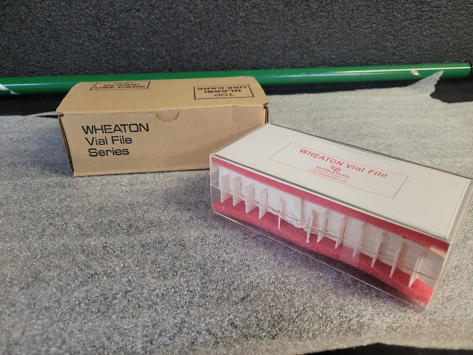 WHEATON 228778SP Vial File Case,Holds 60 Vials | Shelf Pack 228778 1 Per Pack