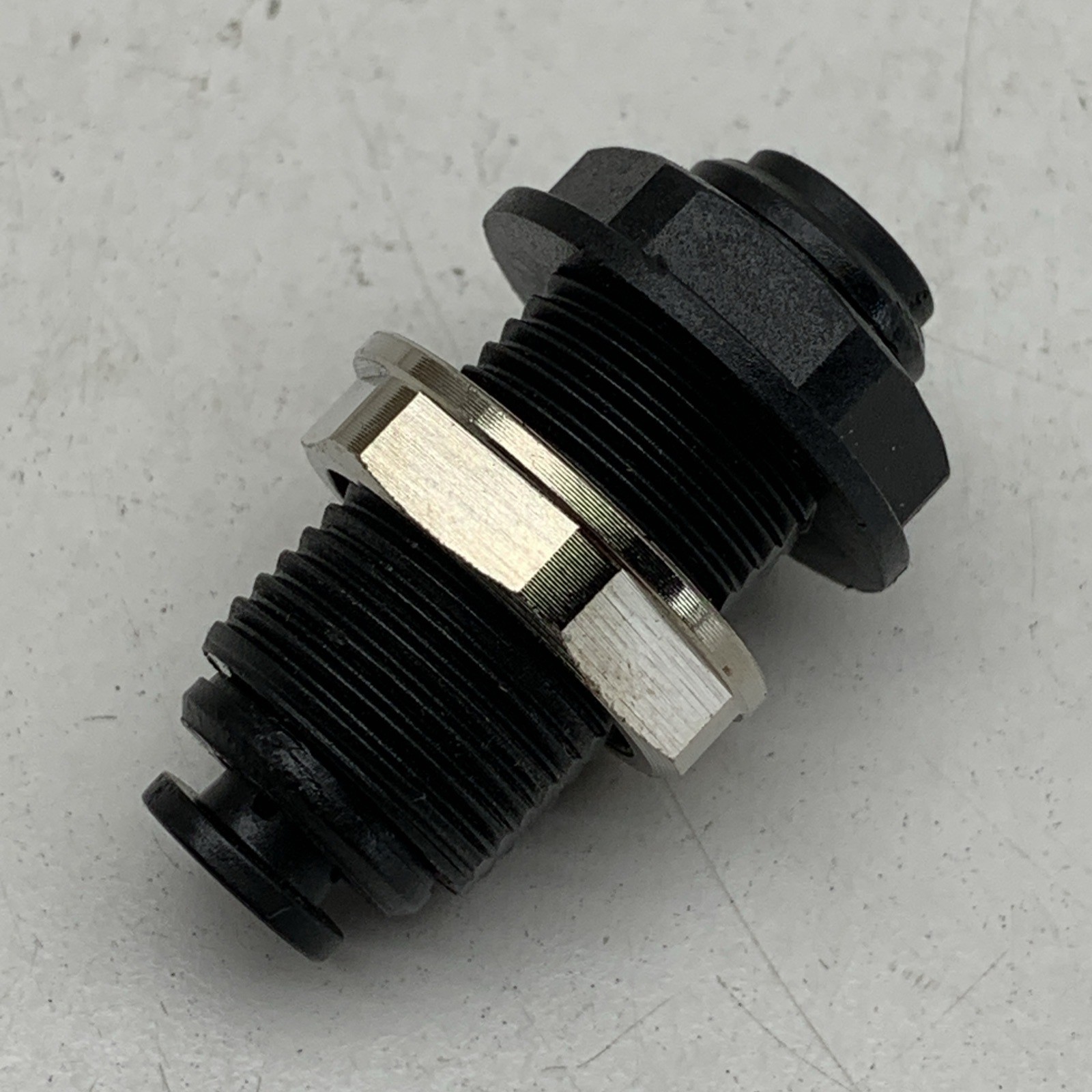 (2pcs) John Guest PM1205E Union Connector for 5mm OD Tube Through Bulkhead/Wall