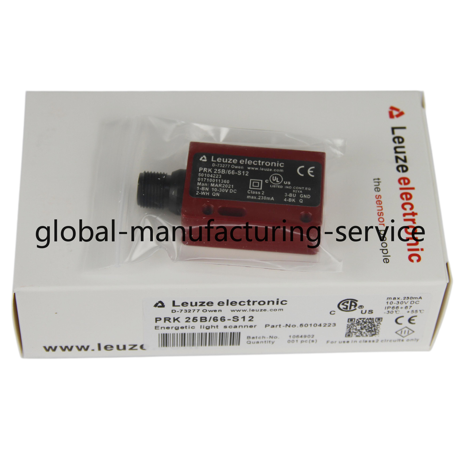 1PCS New In Box LEUZE PRK 25B/66-S12 Photoelectric Sensor Switch – US Stock