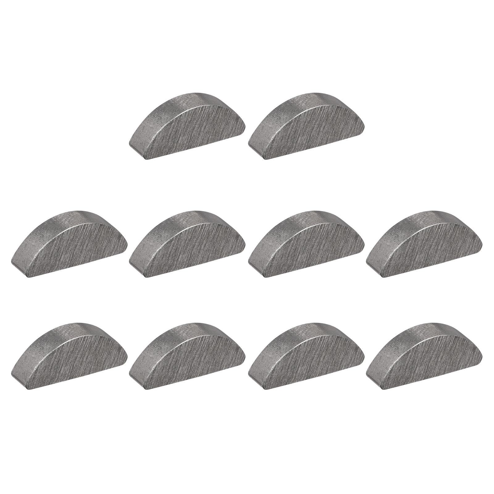 Woodruff Keys 10pcs Steel 3mm Width x 5mm Height x 13mm Diameter