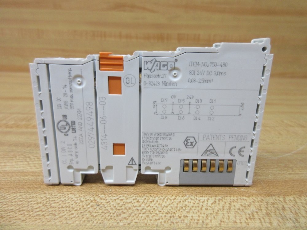 Wago 750-430 Input Module 750430