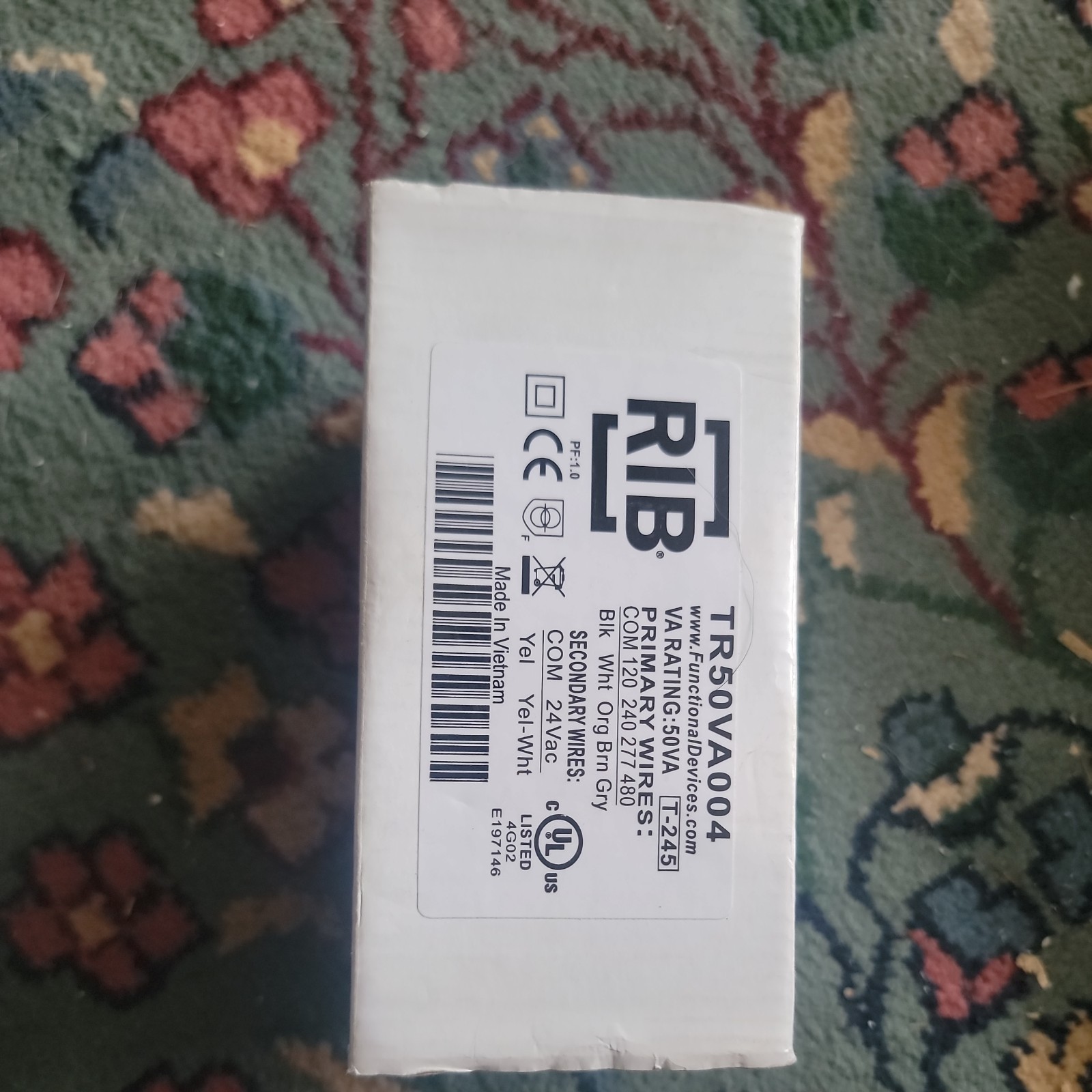 RIB Functional Devices Transformer 50VA, TR50VA004, 41D386 NIB