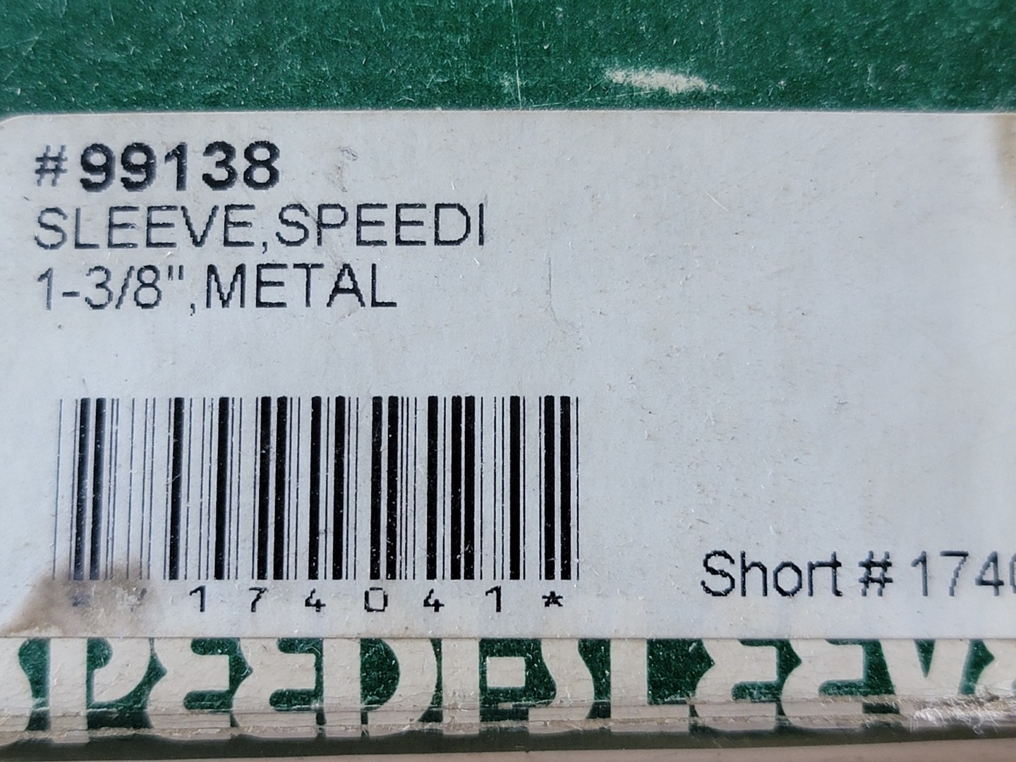 SURPLUS NEW CHICAGO 99138 Speedi Sleeve , 1-3/8″ ID, Metal – Shafts &