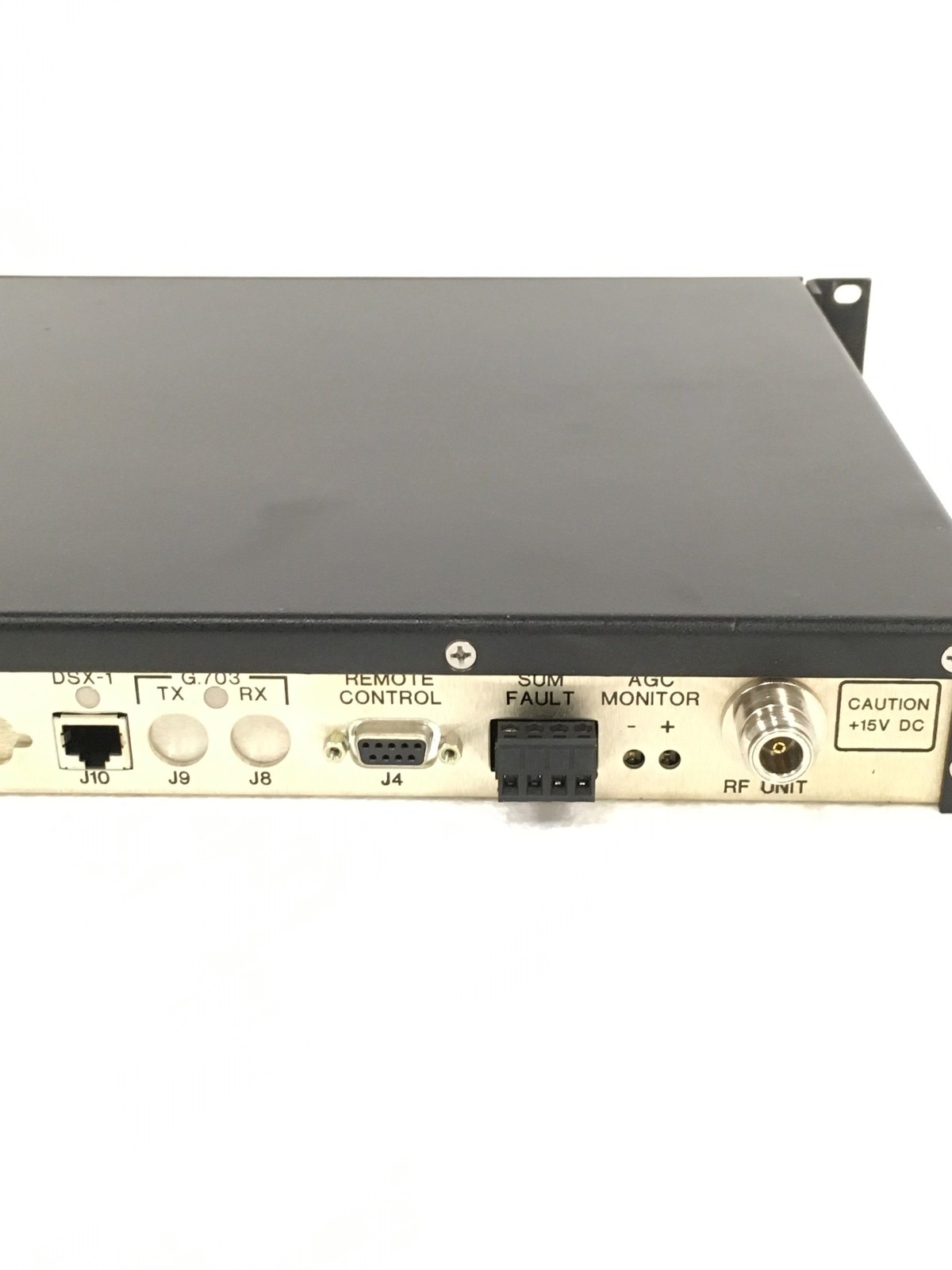 Comsat RSL SPEC Commander 100 Modem, 48V, 1.1A w/ Rack Mount Ears, WORKING