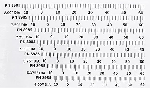 Harmonic Balancer Timing Tape for Engines, 5.25″ to 8.00″