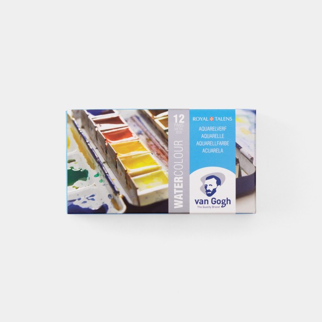 Traveler’s Factory TALENS Van Gogh Solid Watercolor Paints, 12-Color S Japan NEW