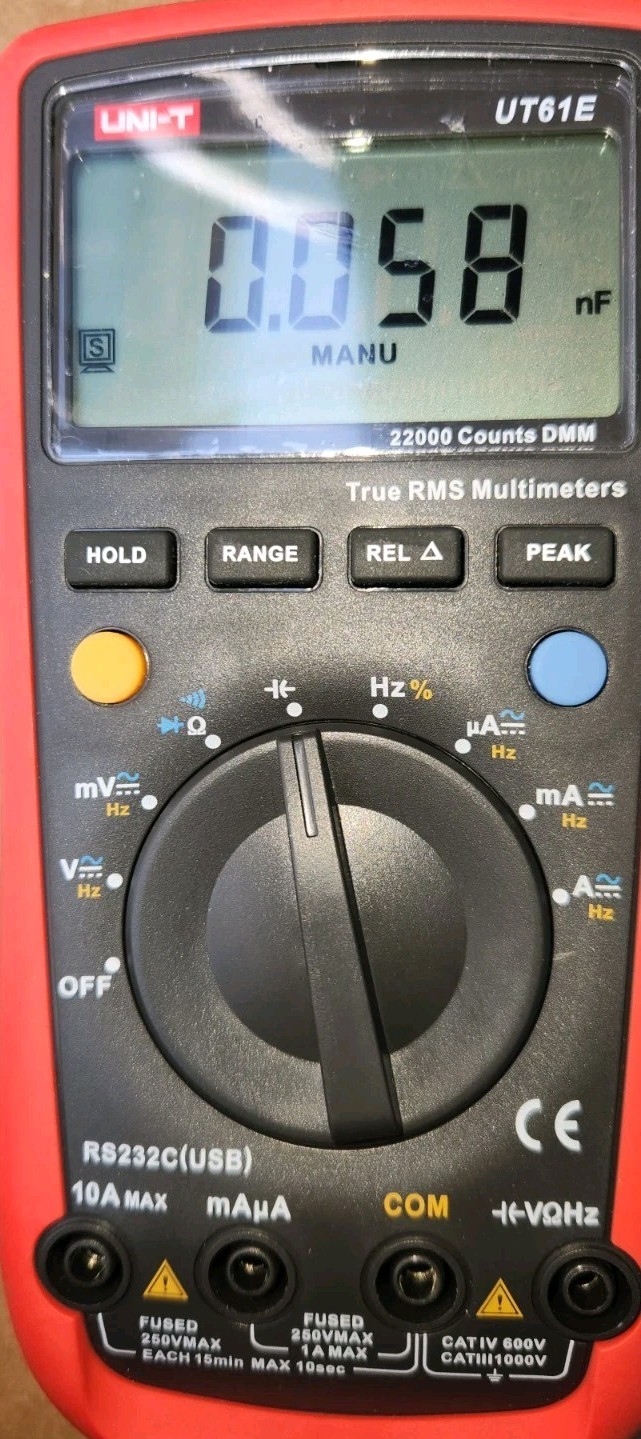 Uni-T UT61E UT-61E Modern Digital Auto Mutimeter Tester DMM AC/DC Used Excellent