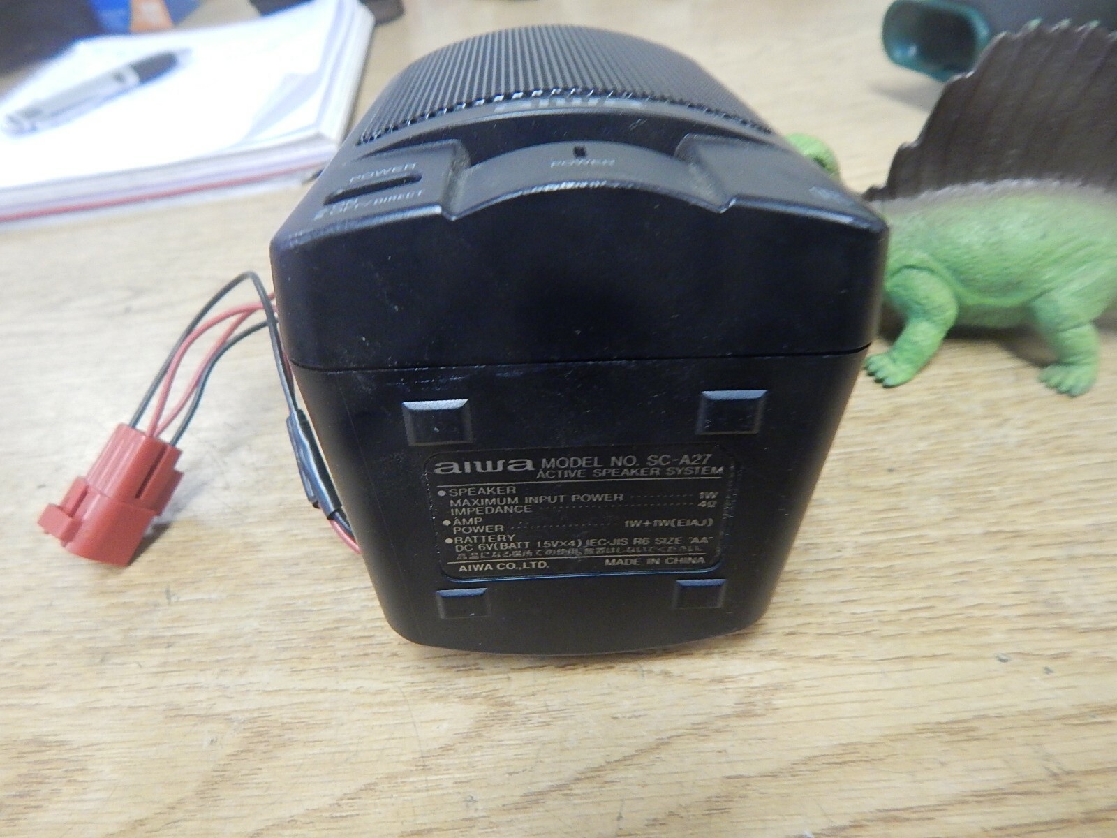 Aiwa SC-A27 Active Speaker System L70603338 *FREE SHIPPING*