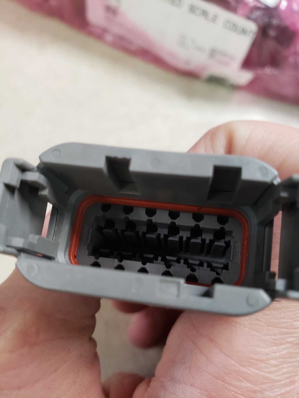 Lot of 55 – TE 12 Position Housing Connector Receptacle Gray DTM04-12PA