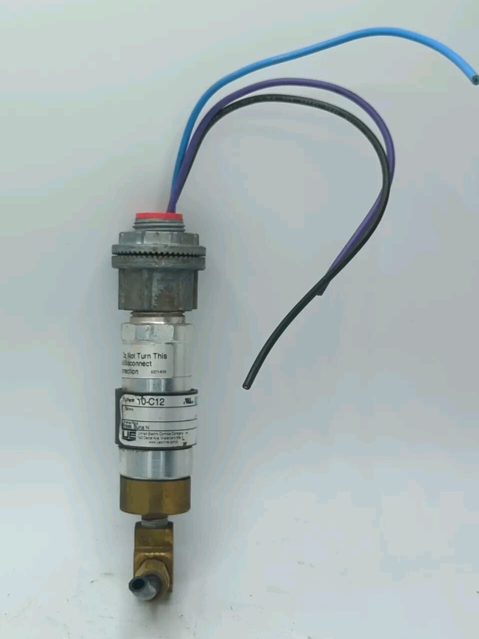 UNITED ELECTRIC 10-C12 30-600PSI 21-41.4 5A 250VAC