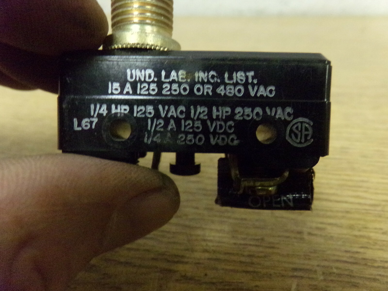 NEW Micro Switch BZ-RQX66 7509 Honeywell Limit Switch *FREE SHIPPING*