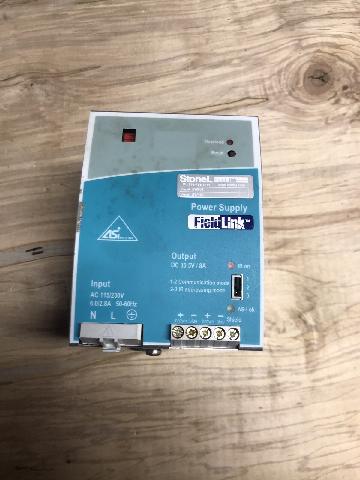 StoneL Field Link #459004 Power Supply 115/230v 6.0/2.8amp
