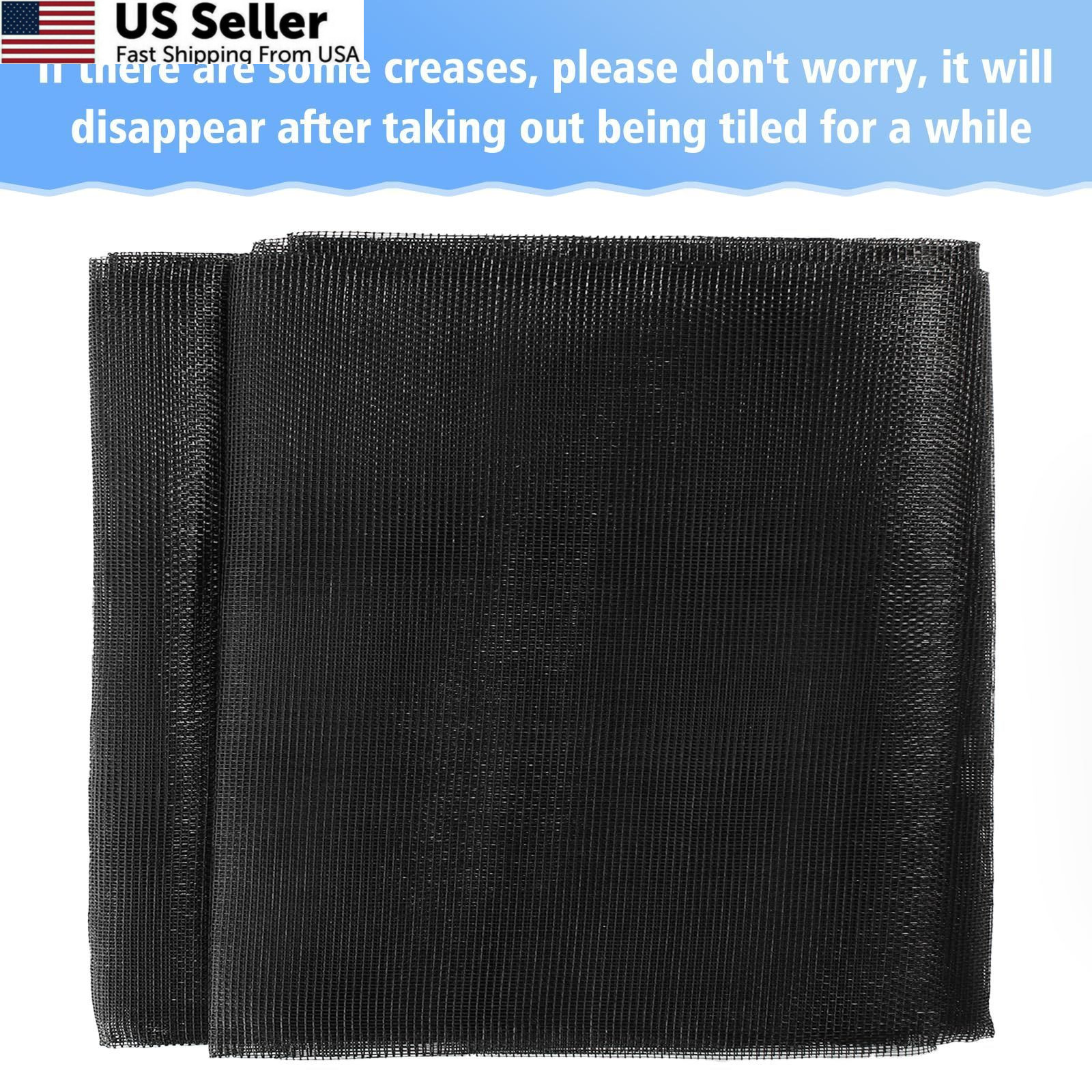 48″x102″ Fiberglass Window Screen Mesh Replacement for Doors Patio & Windows USA