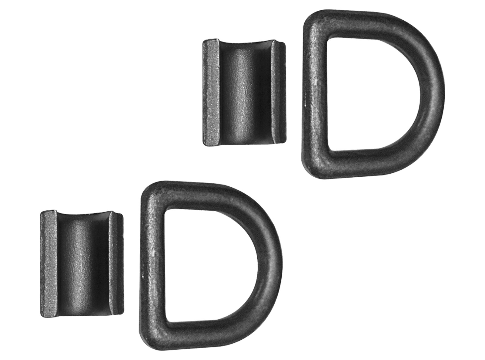 2 pc 1/2″ D Rings Weld-On Flatbed Truck Trailer Ratchet Strap Cargo Tie Down 12K