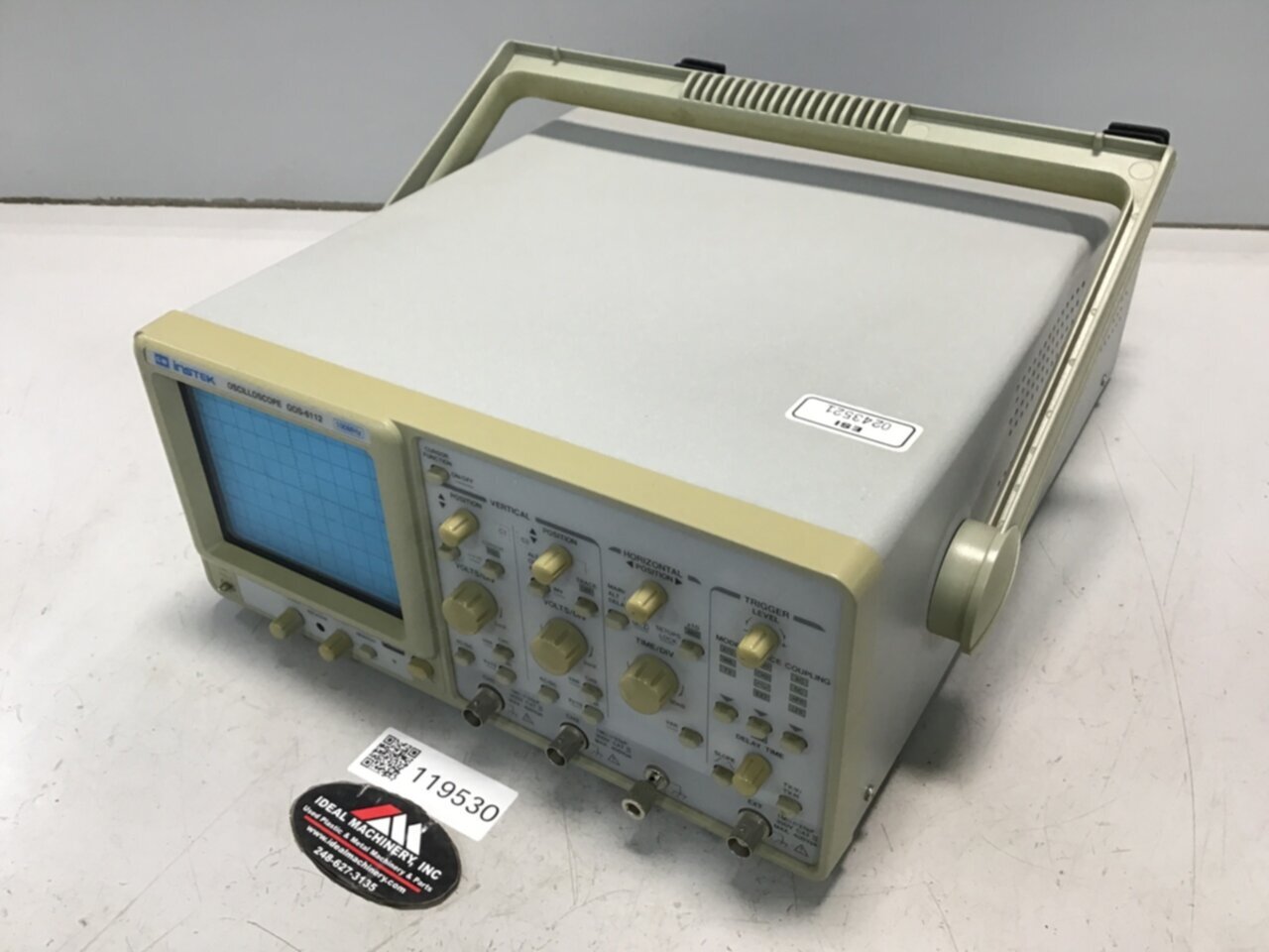 GW INSTEK Oscilloscope GOS-6112 Used #119530