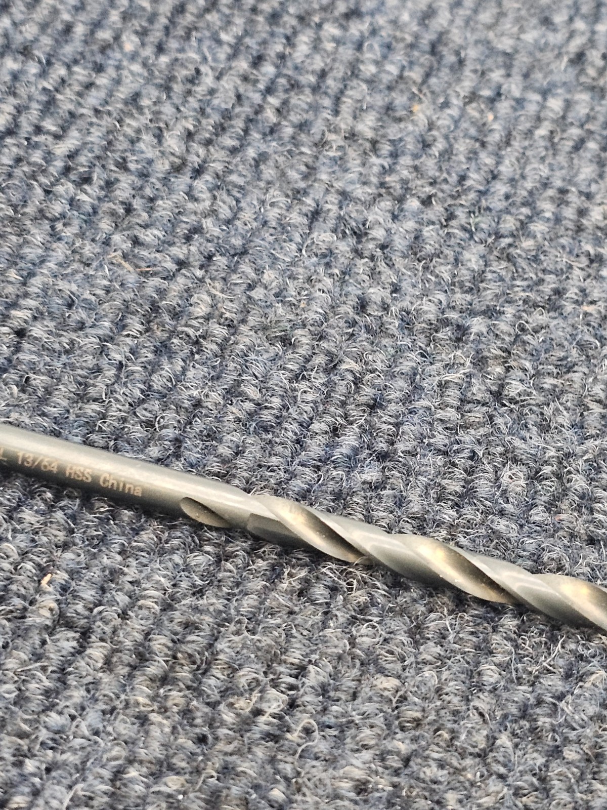 (QTY 9) Hertel 13/64 Inch Taper Length Drill HSS
