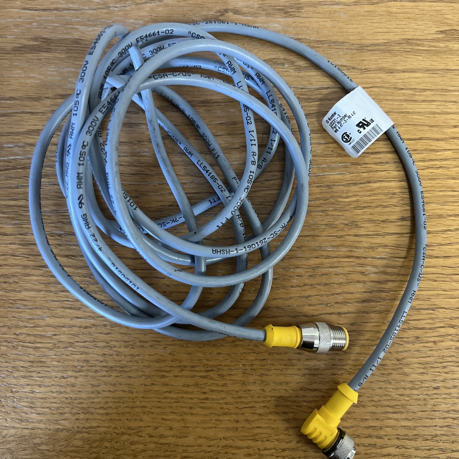 Turck WK 4.4T-3-RS 4.4T Male / Female U2231-3 Cable