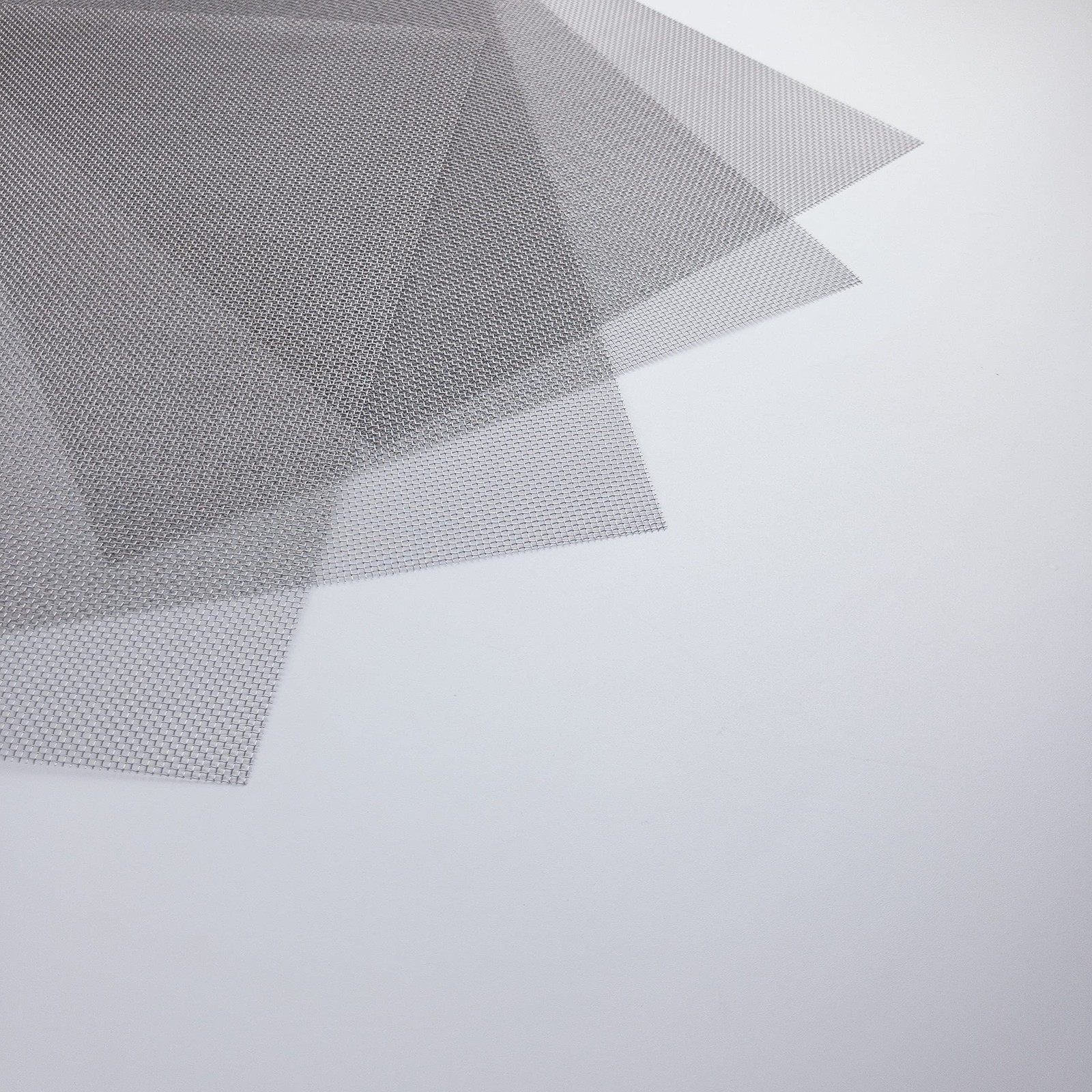 SOTEE 4 Pack – 304 Stainless Steel Woven Wire Mesh 20Mesh-11.8″ x 8.27″, Gray