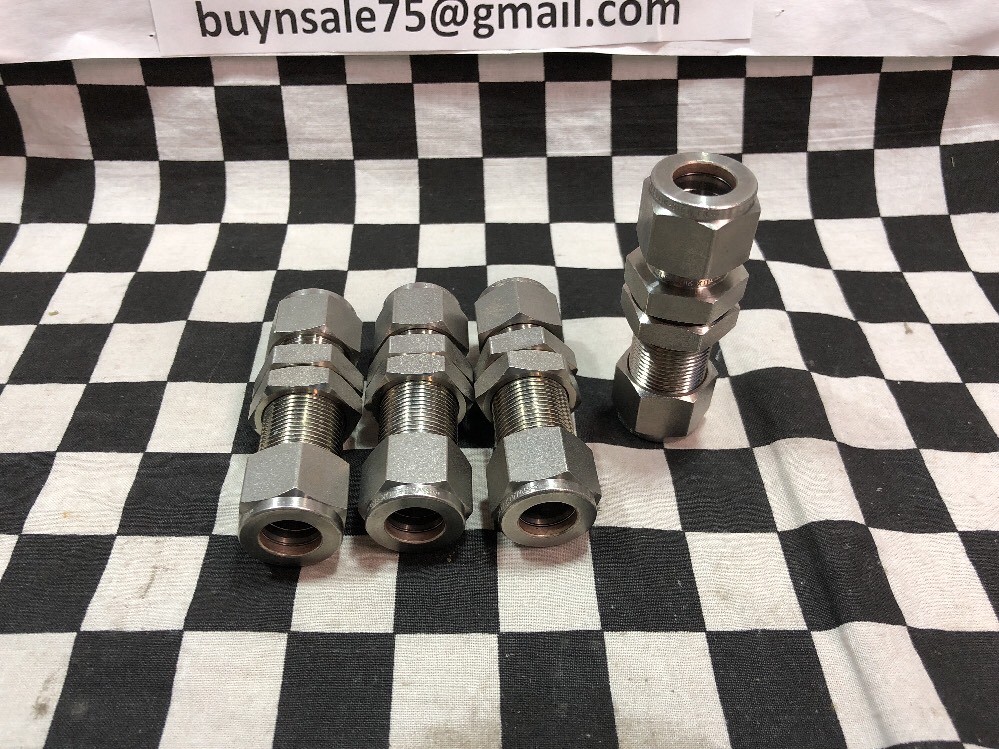 4x Swagelok Bulkhead Union 1/2″, SS-810-61, Shipsameday#102QS