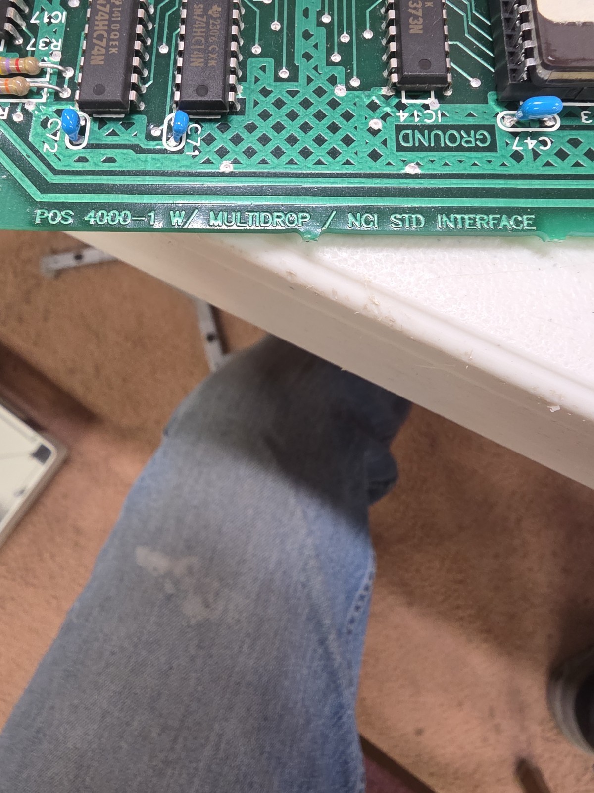 Weigh-Tronix NCI POS 4000-1 Scale Control Board PCB Multidrop Interface