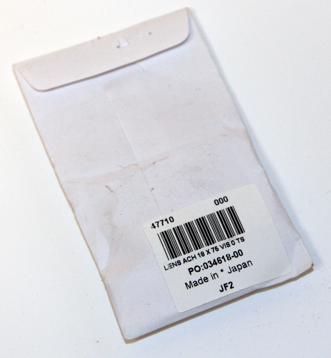 Edmund Optics 18mm Dia. x 75mm FL, VIS 0° Coated, Achromatic Lens, 47-710