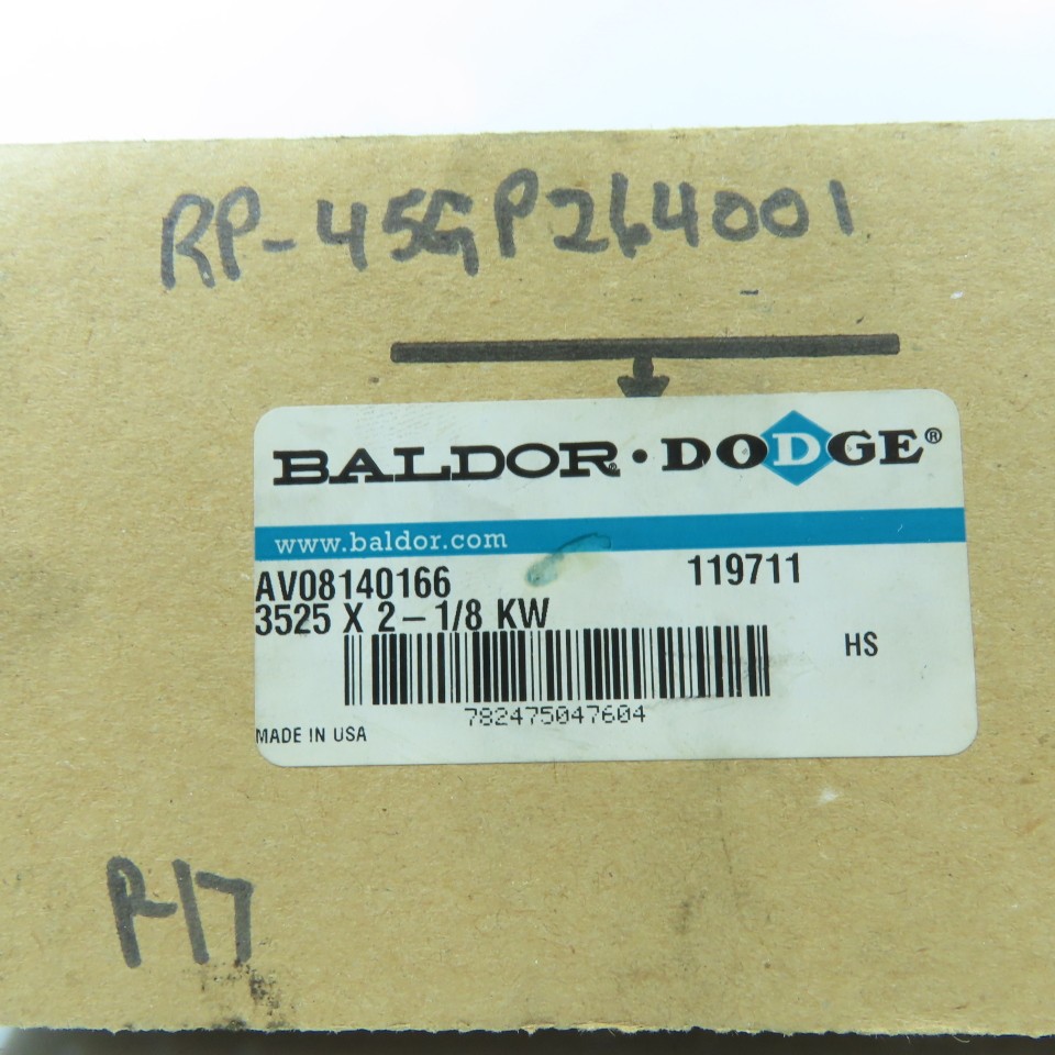 Dodge AV08140166 3525 X 2-1/8 KW Taper-Lock Bushing 2-1/8″ Bore