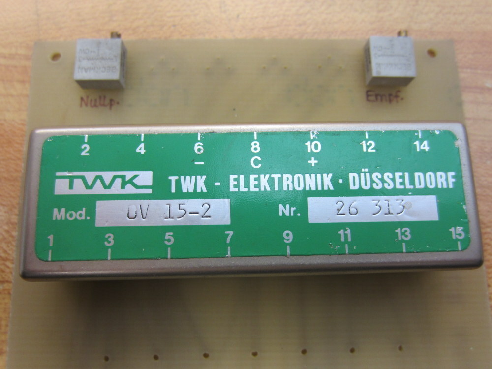 TWK-Elektronik 8745 Circuit Board 8745A OV 15-2 0V